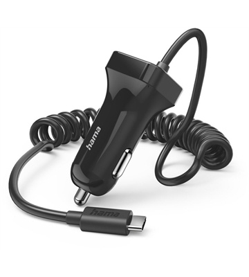 Hama Kfz-Ladegerät USB-C (12W) (schwarz)