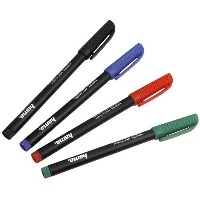 Hama CD/DVD Marker 4er-Set (20er Displ.)