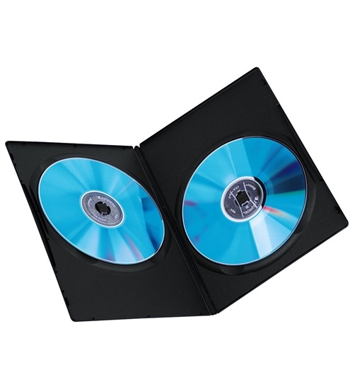 Hama DVD Slim Doppel-Leerhülle 10er