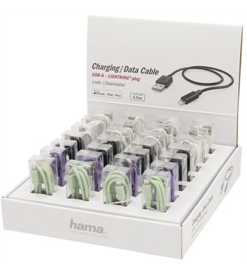 Hama Lade-/Datenkabel (0,75m) (bunt)