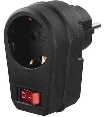 Hama Steckdosenadapter (schwarz)