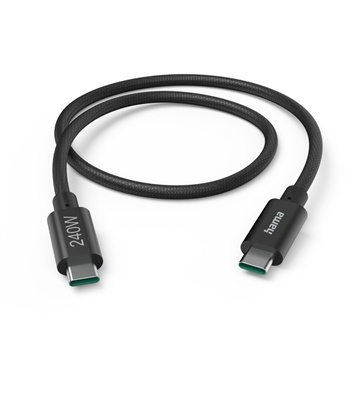 Hama USB-C-Kabel Full Featured (1,5m) (schwarz)
