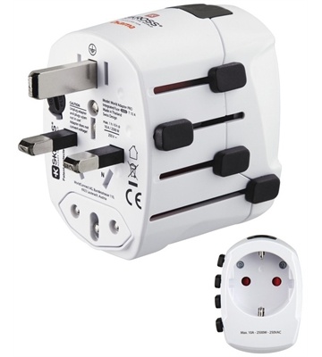 Hama Weltreiseadapter World Travel Pro