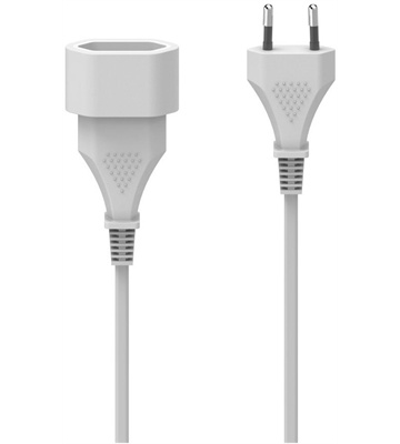 Hama Euro-Verlängerungskabel (5m) (weiß)