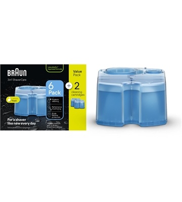 Braun Nachfüllkartuschen (6+2-Pack)