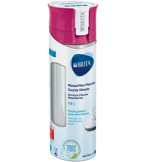 BRITA Wasserfilter-Flasche pink
