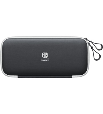 Nintendo Tasche & Schutzfolie (schwarz/weiss)