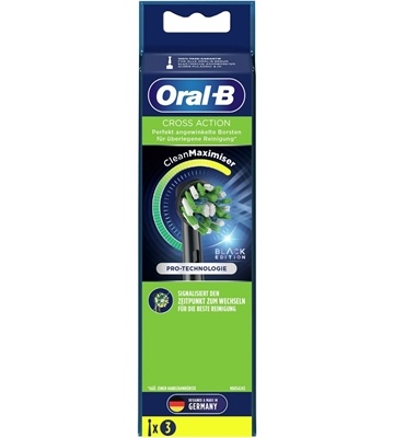 Oral-B EB Cross Action CleanMaximizer 3er (schwarz)