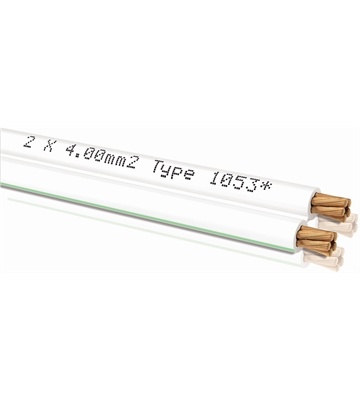 Oehlbach LS-Kabel 2x4,0mm² (weiß)