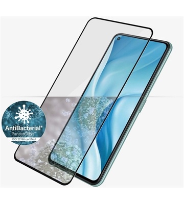 PanzerGlass Displayschutz E2E CF antibakteriell (schwarz)