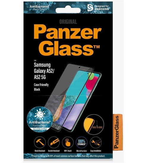 PanzerGlass Displayschutz E2E CF Antibakt.