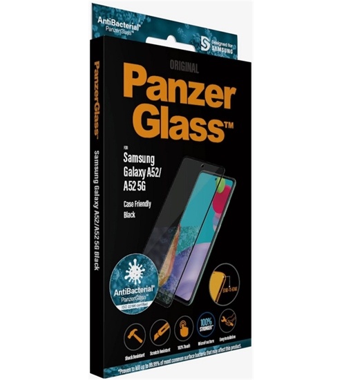 PanzerGlass Displayschutz E2E CF Antibakt.