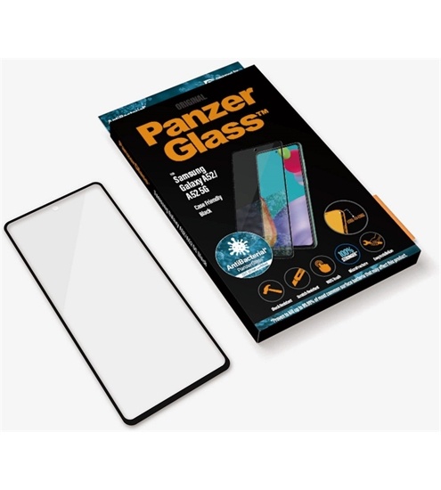 PanzerGlass Displayschutz E2E CF Antibakt.