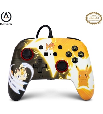 PowerA Pikachu vs Meowth Controller