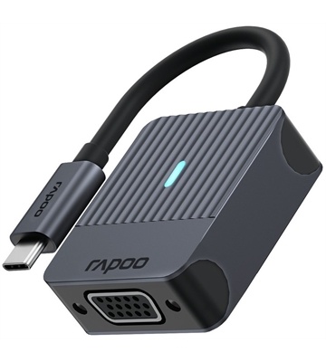 Rapoo USB-C>VGA Adapter (grau)