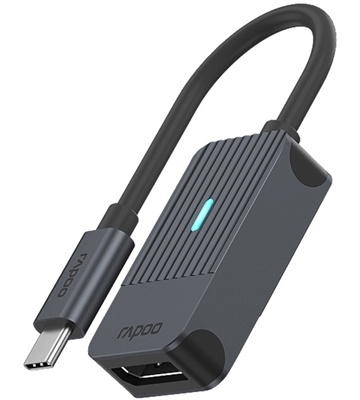 Rapoo USB-C>DisplayPort Adapter (grau)