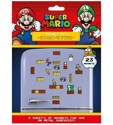 Pyramid Super Mario Magnet Set