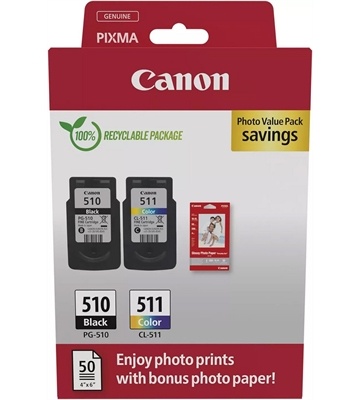 Canon PG-510/CL-511 Photo Value Pack