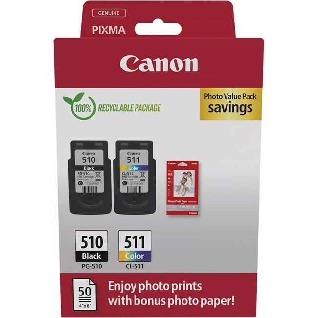 Canon PG-510/CL-511 Photo Value Pack