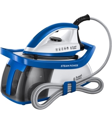 Russell Hobbs Steam Power Dampfbügelstation (blau/weiß)