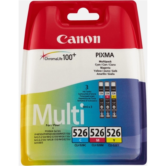Canon CLI 526 Tinte Multipack (3x 9ml)