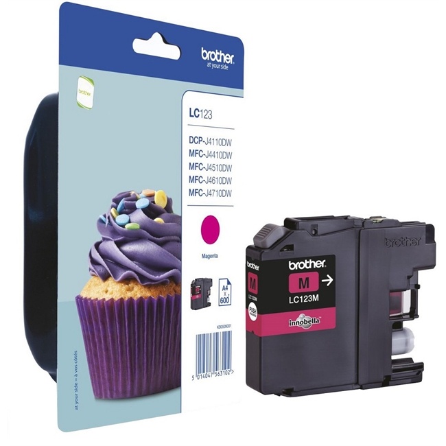 Brother LC 123 M Tintenpatrone (600 S.)