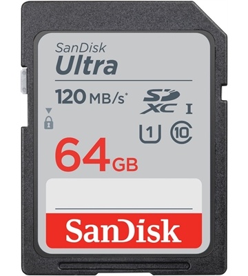 Sandisk SDXC Ultra Class 10 (64GB)