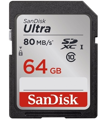 Sandisk Ultra SDXC Class 10 (64GB)