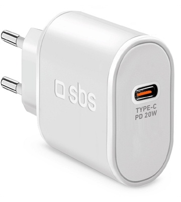 sbs USB Type-C Ladegerät (20W) (weiß)