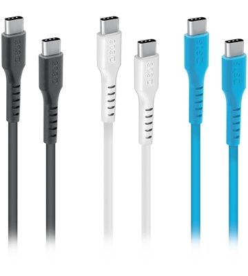 sbs USB Type-C Kabelset (3x1,2m) (schwarz/weiß/blau)