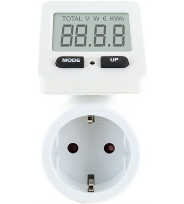 Schwaiger Energiekosten-/Einspeisemessgerät (weiß)