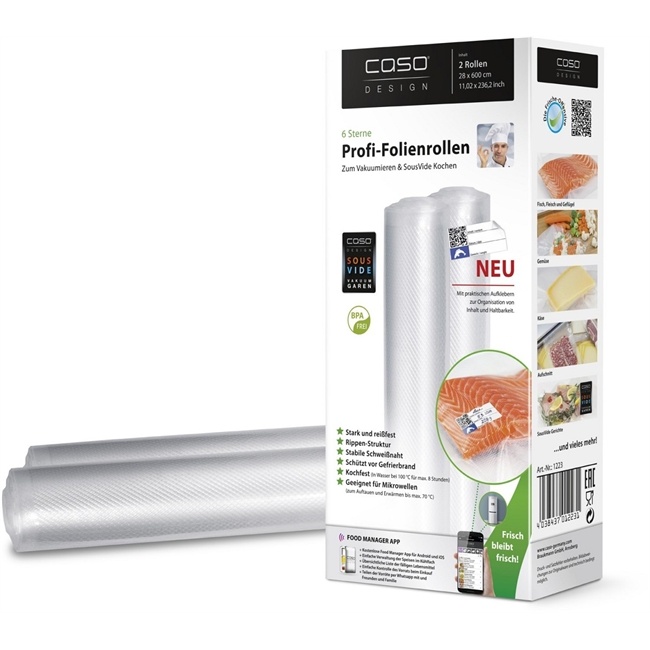 Caso Folienrolle 27,5x600 - 2Stk.