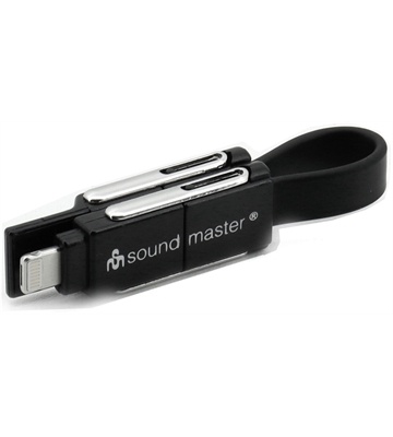 Soundmaster AD6SW 6 in 1 USB Adapterkabel (schwarz)
